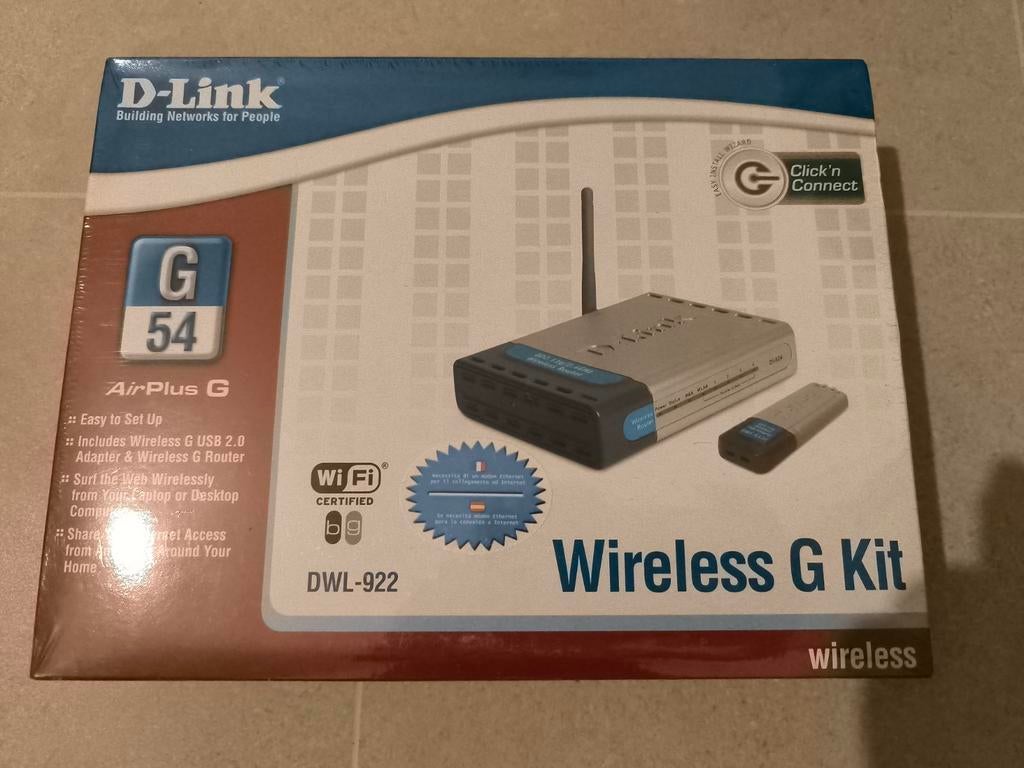 D-Link DW922 router in gesloten verpakking, Computers en Software, Ophalen