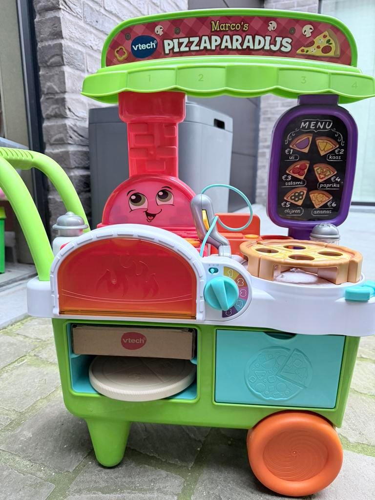Pizza wagen van Vtech, Kinderen en Baby's, Ophalen, Zo goed als nieuw