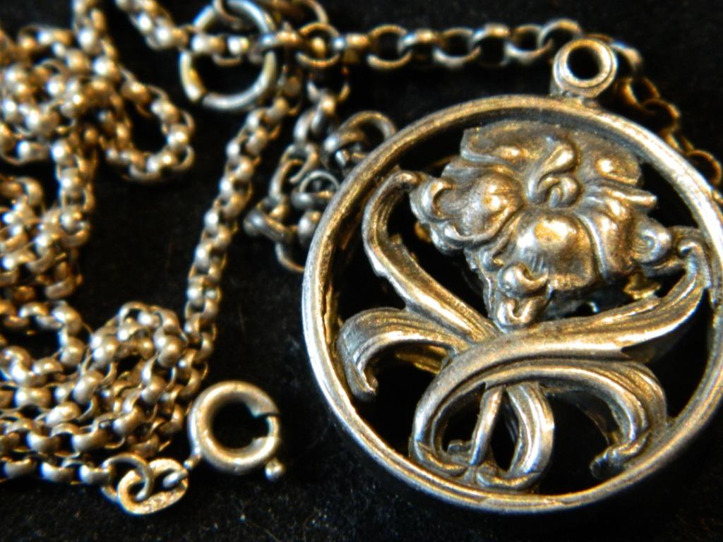 Pendentif Argent 835 + chaîne, Bijoux, Sacs & Beauté, Envoi, Argent, Pendentif