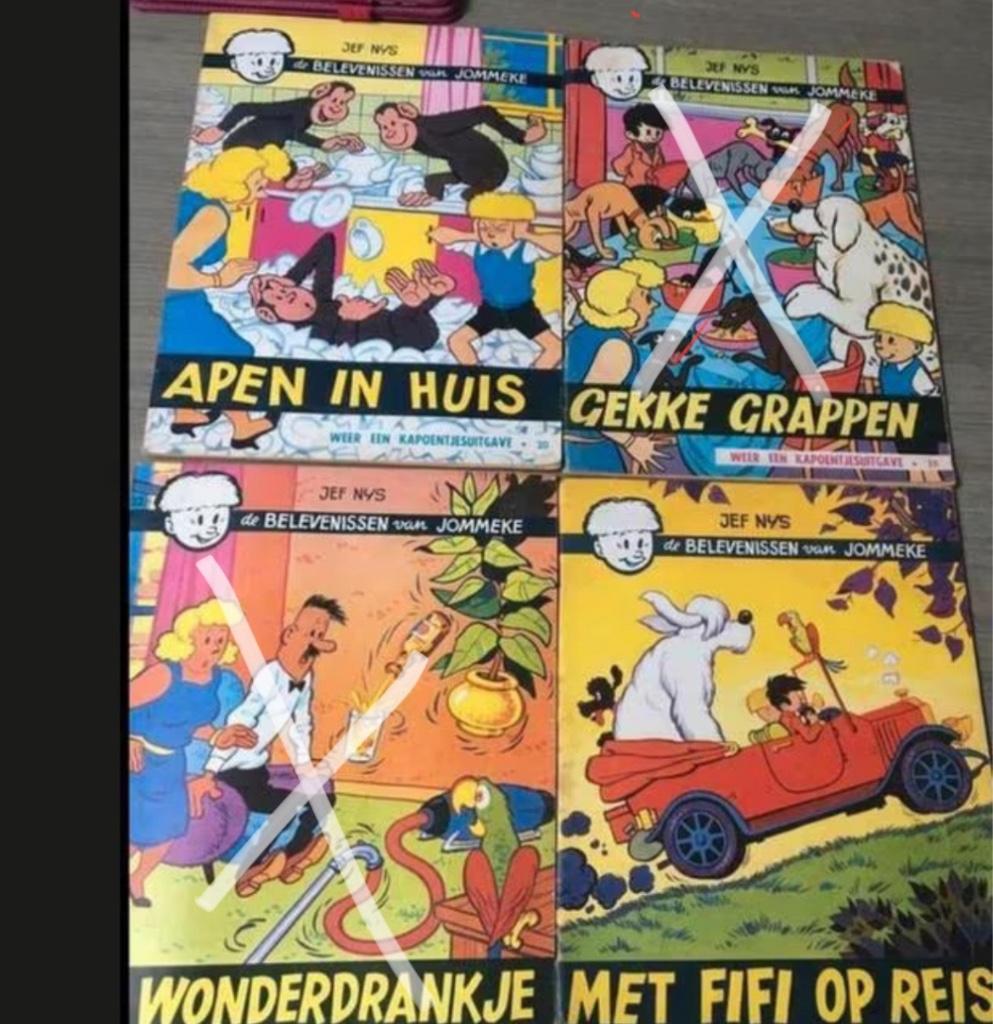 2 oude strips Jommeke, Enlèvement ou Envoi