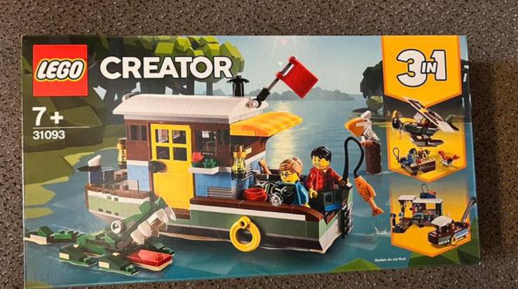 Lego Creator woonboot  aan de rivier (3 in1) 31093🐊🏝️🐊, Enlèvement, Neuf, Ensemble complet, Lego