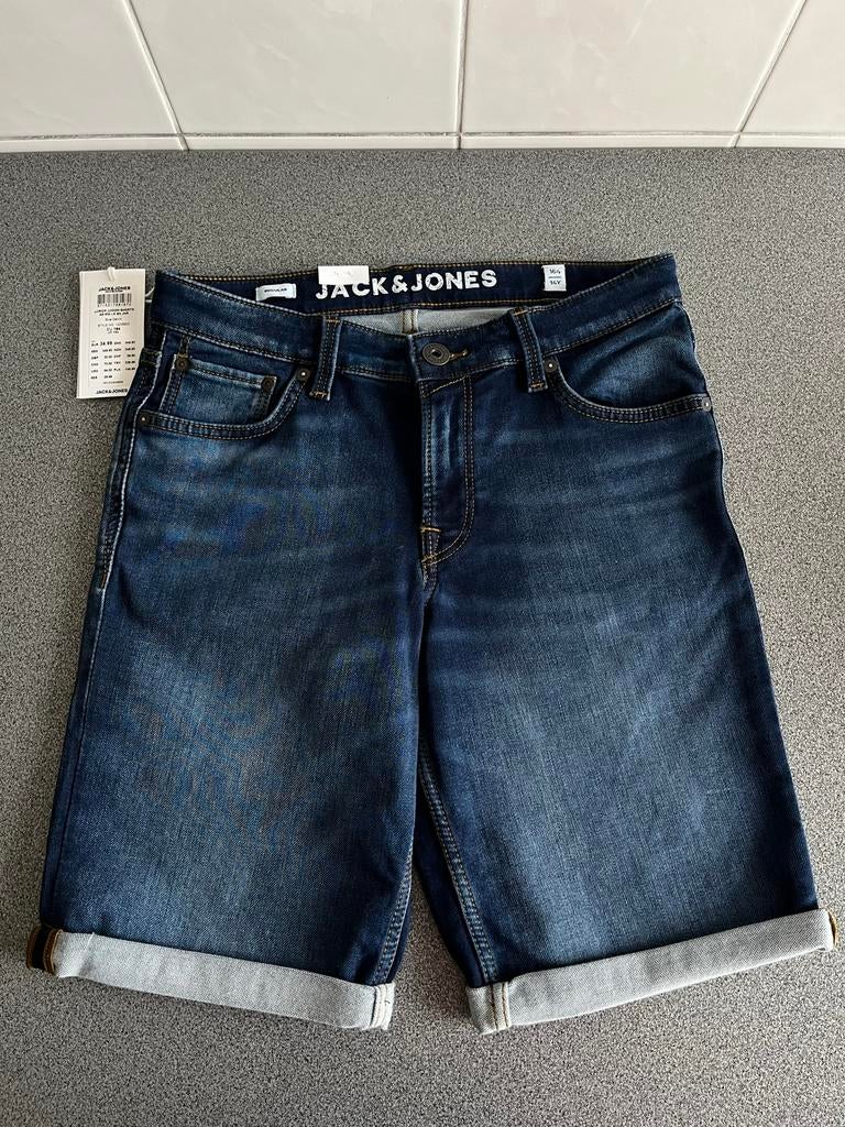 Jeansshort Jack & Jones Junior - maat 164 - nieuw, Enfants & Bébés, Vêtements enfant | Taille 164, Garçon, Enlèvement ou Envoi