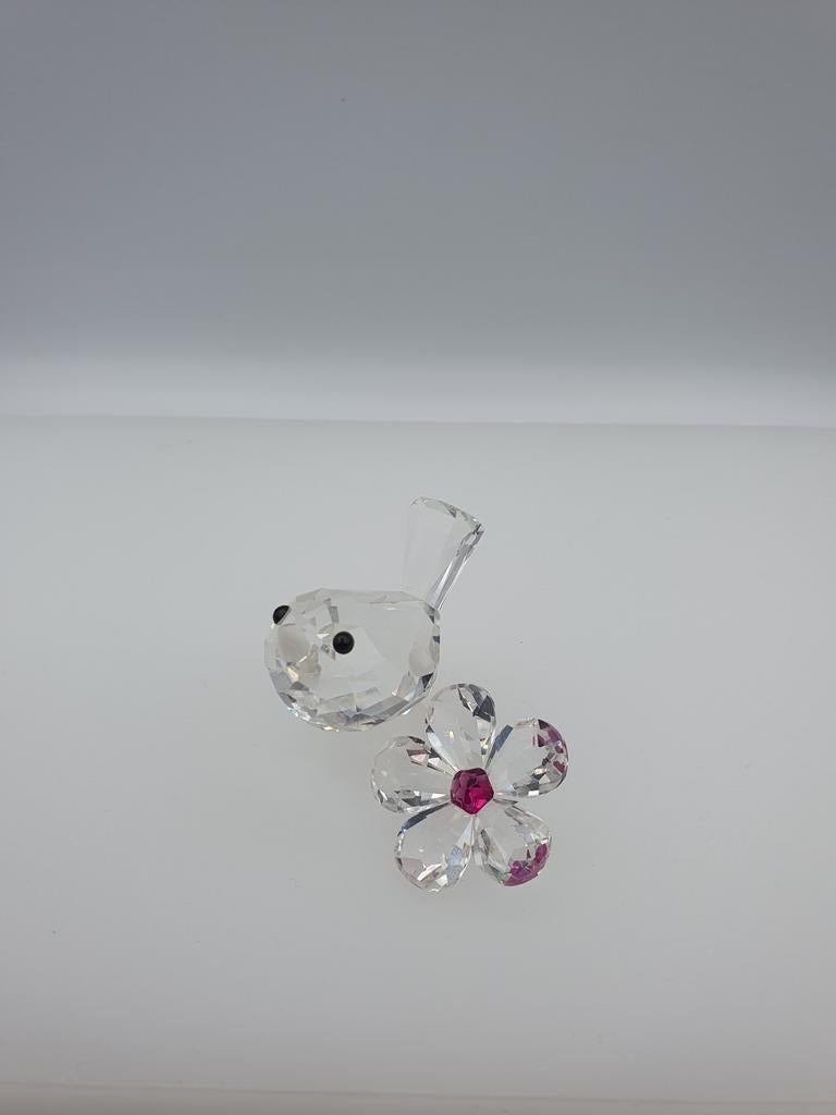 Swarovski vogeljong op bloem., Ophalen of Verzenden, Zo goed als nieuw