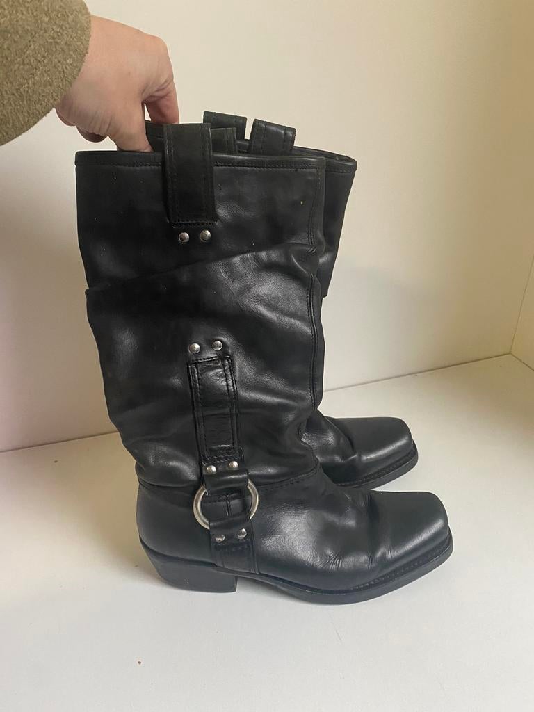 Lederen laarzen maat 37, Ophalen of Verzenden