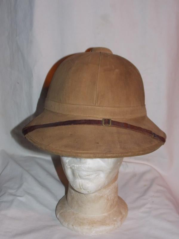 WWII Franse tropen helm, Verzamelen, Ophalen of Verzenden, Landmacht, Helm of Baret