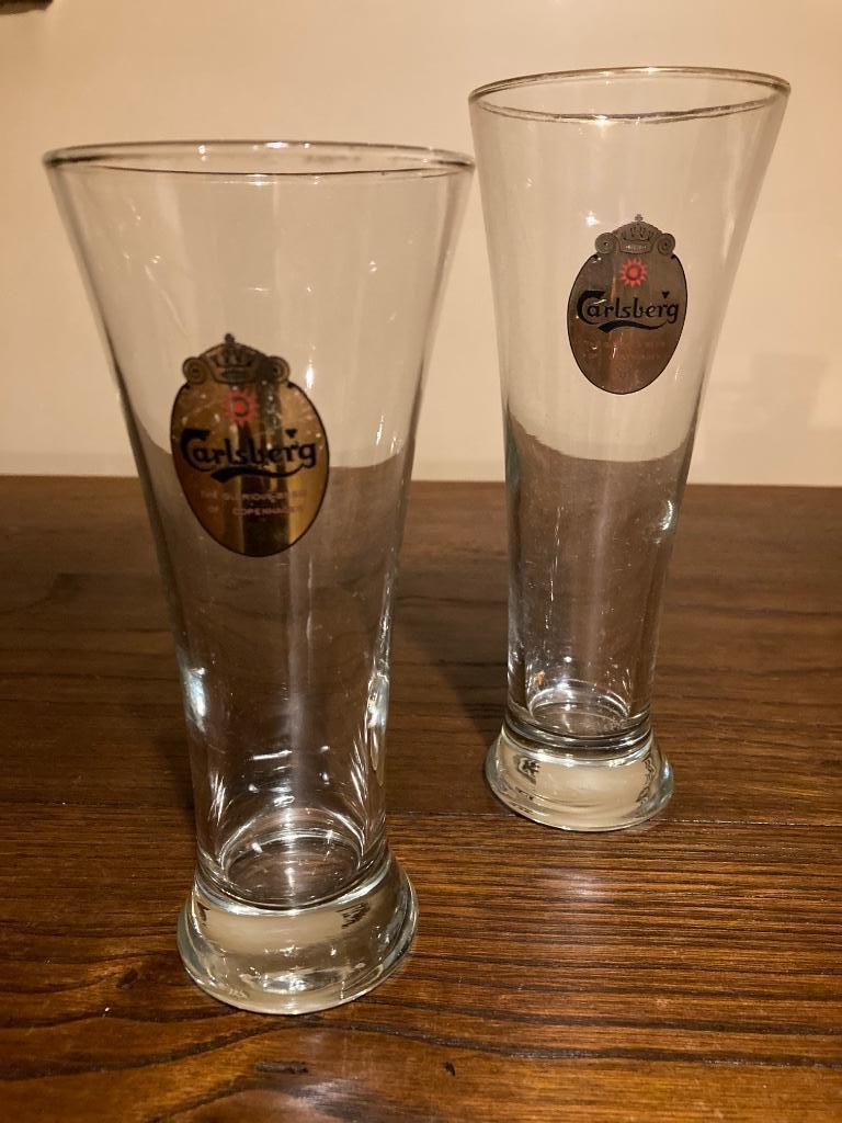 CARLSBERG GLAZEN, Verzamelen, Ophalen, Gebruikt, Bierglas