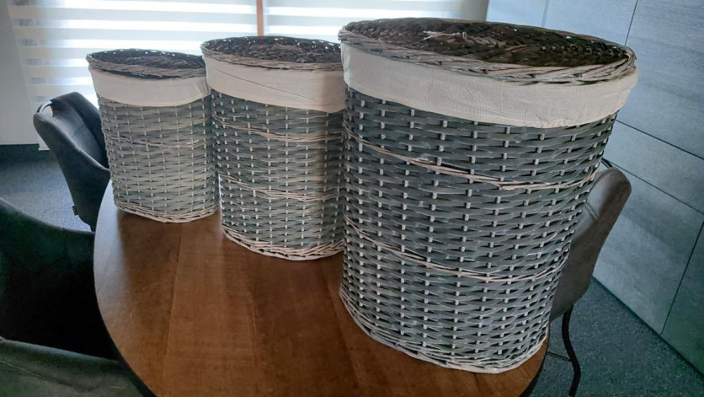 Rieten wasmanden, Ophalen, Mand, Nieuw, Riet