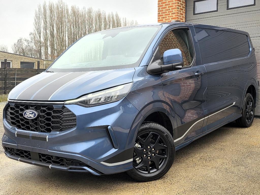 Ford Transit Custom Sport - NIEUW 0KM 2025 - FULL OPTION, Autos, Cuir et Alcantara, Euro 6, Entreprise, 3 places