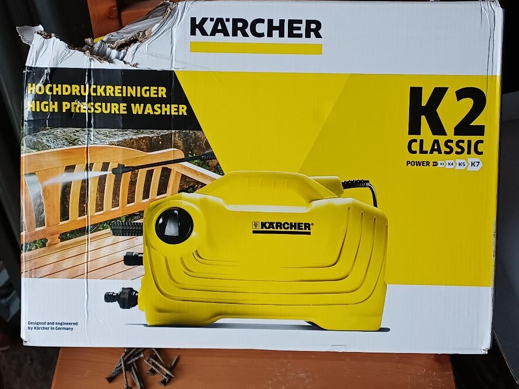 Karcher hogedruk K2 Classic, Ophalen, Nieuw, Elektrisch, KARCHER
