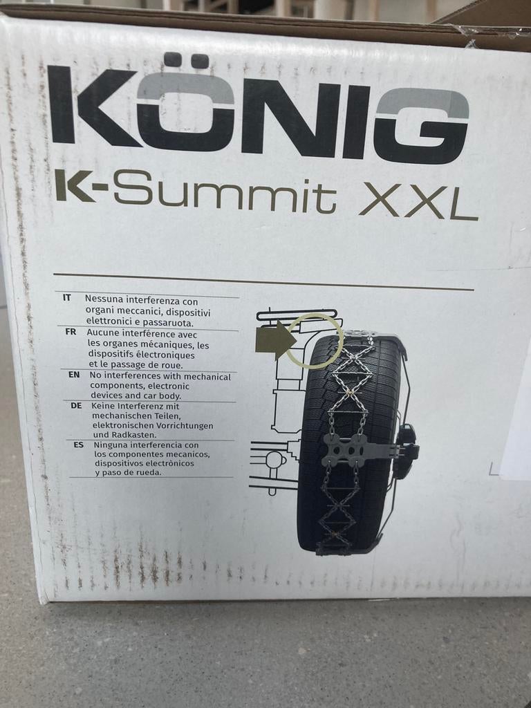 Sneeuwkettingen KönigbK-Summit XXL - K66, Ophalen, Nieuw