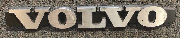 Volvo Emblem, Embleem, Logo, Original Volvo, Gebruikt, Used, Ophalen of Verzenden, Gebruikt