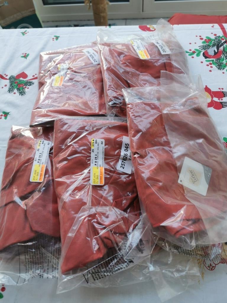 6 Nouvelles housses de coussin de chaise, Enlèvement ou Envoi, Neuf