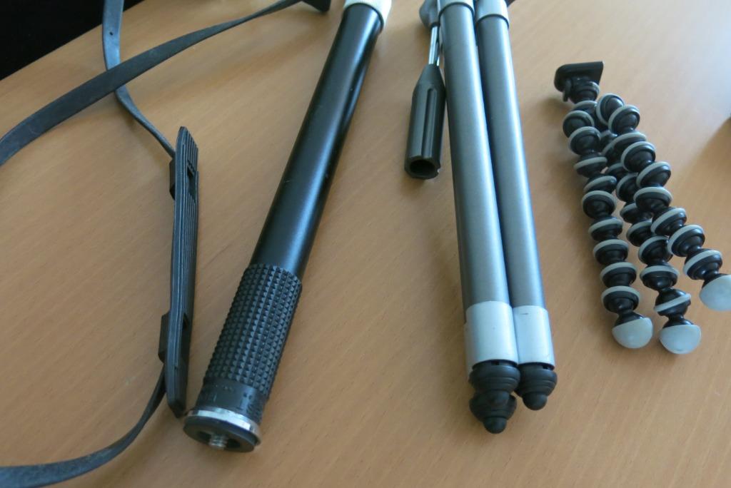 Set van 2 statieven en een standaard., Audio, Tv en Foto, Fotografie | Statieven en Balhoofden, Ophalen, Gebruikt, Minder dan 150 cm