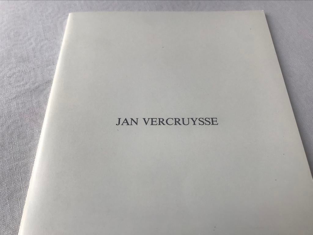 Jan Vercruysse artistbook 25pag, Ophalen of Verzenden, Zo goed als nieuw, Schilder- en Tekenkunst