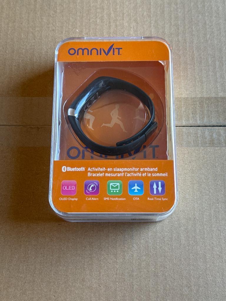 OMNIVIT Activity + Sleep Tracker-armband (Fitbit-stijl), Handtassen en Accessoires, Activity trackers, Ophalen of Verzenden, Nieuw