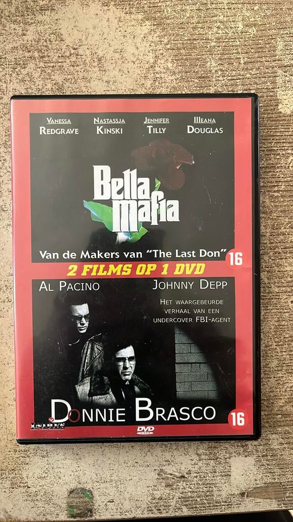 DVD - Bella Mafia et Donnie Brasco, Enlèvement ou Envoi, Comme neuf