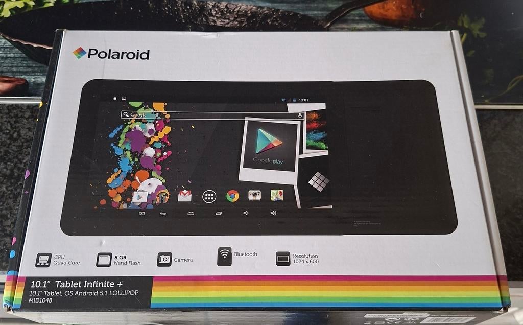 Tablet polaroid, Computers en Software, 12 inch, Ophalen of Verzenden, 16 GB, Wi-Fi