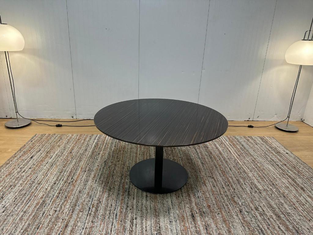 Minotti Bellagio Tafel | NP: €6.500, Huis en Inrichting, Tafels | Eettafels, Overige houtsoorten, Eettafel Design Tafel, Rond