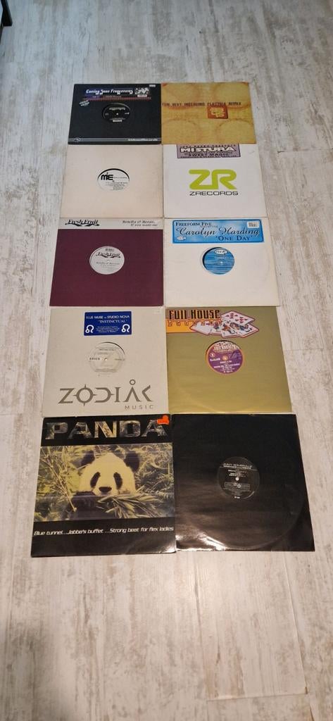 Vinyl Funky House & Lounge Collectie 10 stuks, Cd's en Dvd's, Vinyl | Dance en House, Ophalen of Verzenden, Gebruikt, 12 inch
