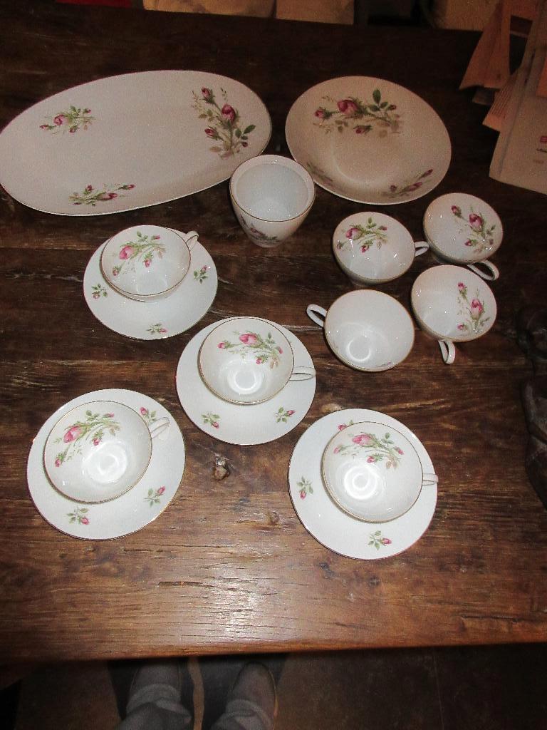 Service vintage en porcelaine BAVARIA avec les points Tide, Antiquités & Art, Antiquités | Services (vaisselle) pièces, Enlèvement