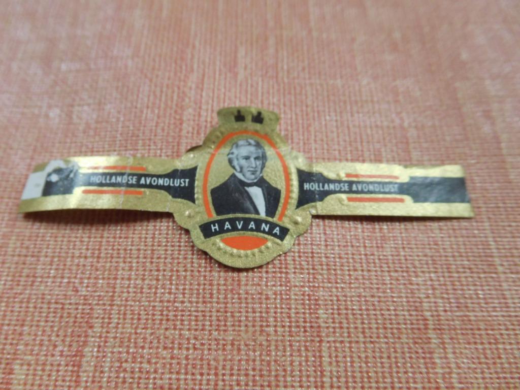 Bague de cigare fabricant Hollandse Avondlust, Collections, Enlèvement ou Envoi, Utilisé, Bagues de cigare