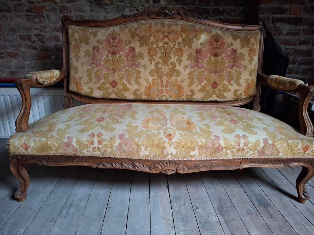Canapé style Louis 14, Antiquités & Art, Enlèvement
