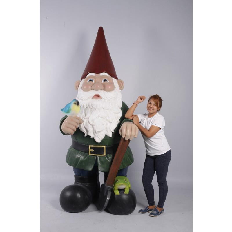 Statue géante de nain de jardin — Leprechaun Hauteur 261 cm