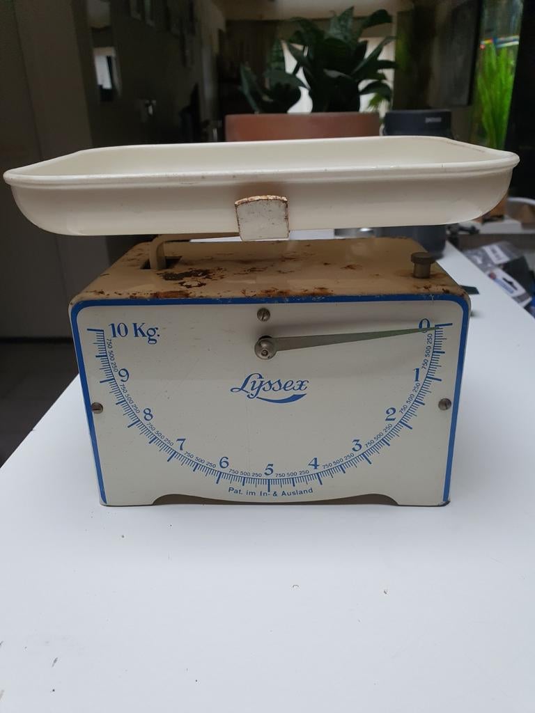 balance de cuisine Lyssex rare (1930), Antiquités & Art, Enlèvement