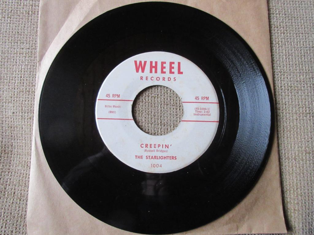De Starlighters‎ — Creepin'/Hot Licks, Gebruikt, 7 inch, Single, Ophalen of Verzenden