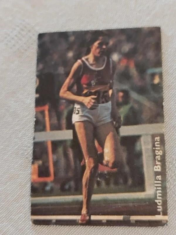 Prentje/Chromo : Ludmilla Bragina / Victoria, Verzamelen, Ophalen of Verzenden, Gebruikt, Poster, Plaatje of Sticker