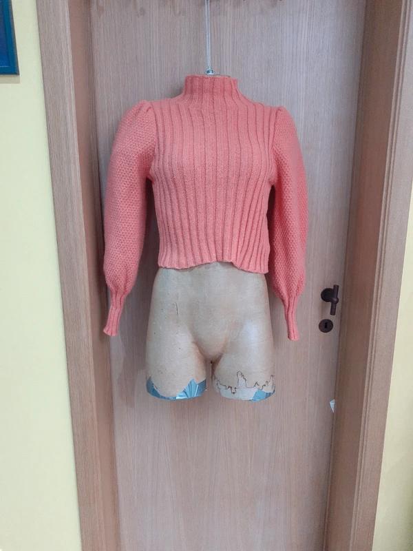 Koraalkleurige trui van shein - Hoge hals - Maat L/40-42, Kleding | Dames, Truien en Vesten, Maat 42/44 (L), Ophalen of Verzenden