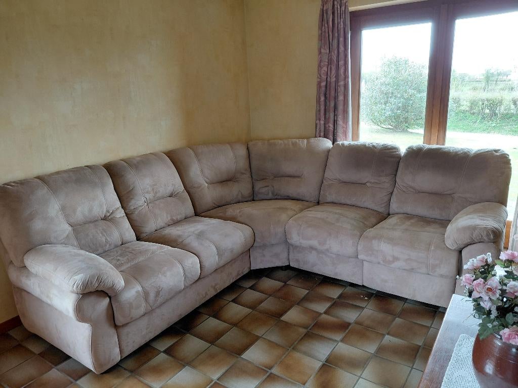 CANAPE D'ANGLE, Maison & Meubles, Canapés | Coins salons complets, Enlèvement, Utilisé, Tissus, Classique