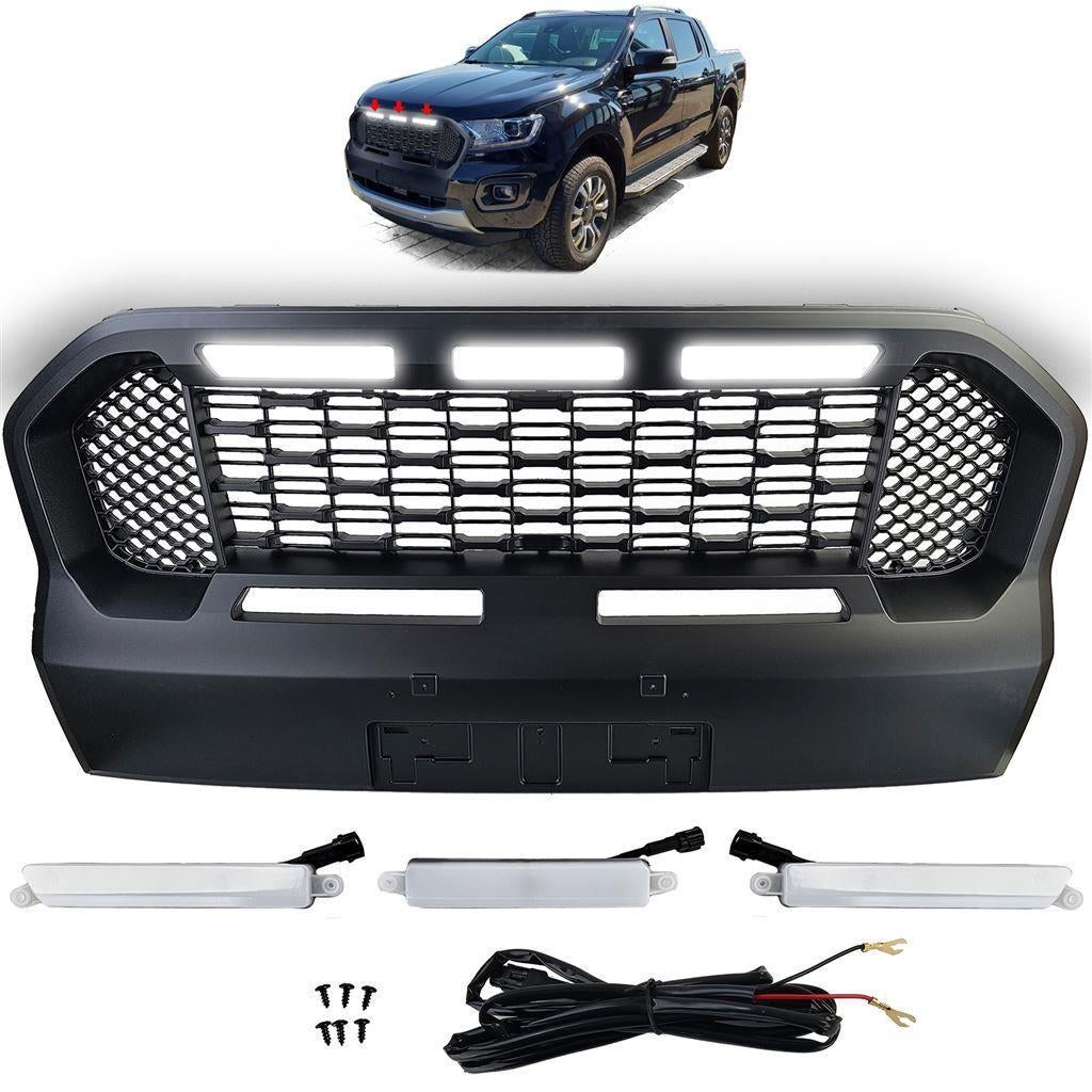 Embleem Loze Zwarte Performance Grill Led Voor Ford Ranger T, Verzenden