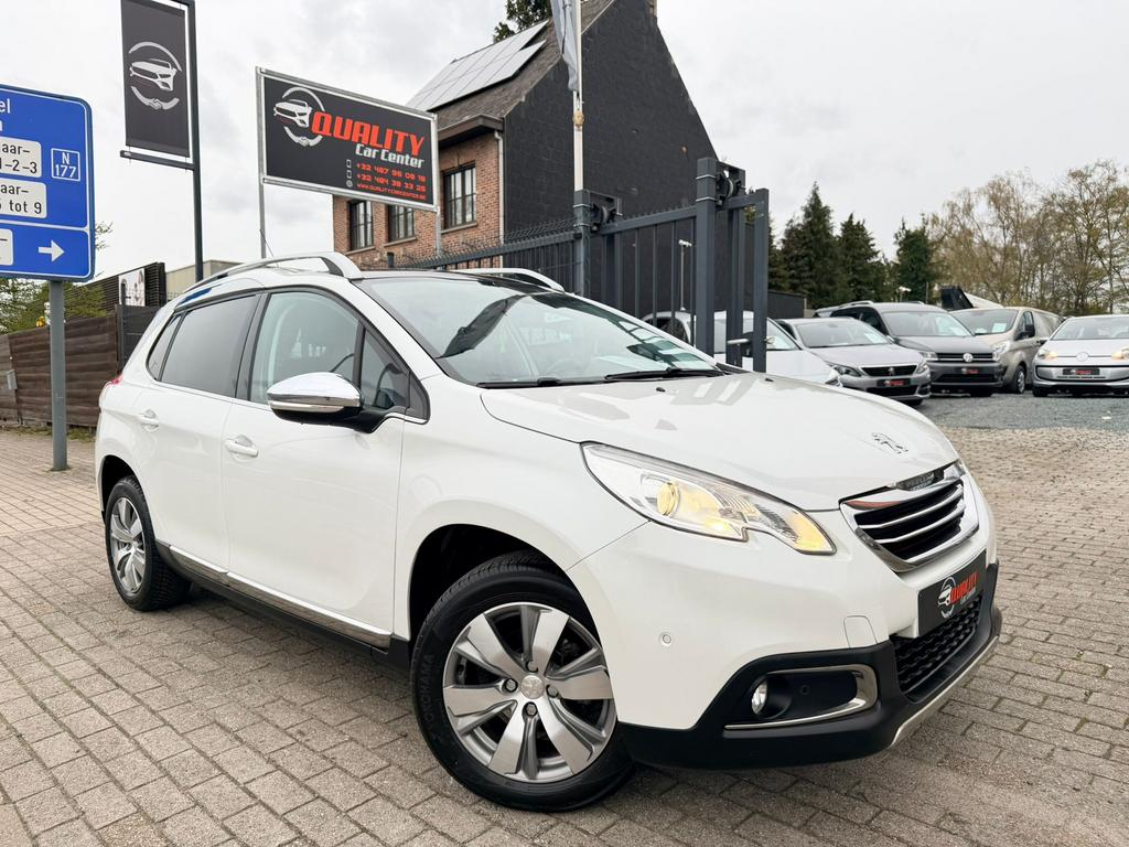 Peugeot 2008 Allure 2015 1.2i 100dkm Pano Leder Navi Full, Autos, Cuir, Essai à domicile, Achat, Euro 6