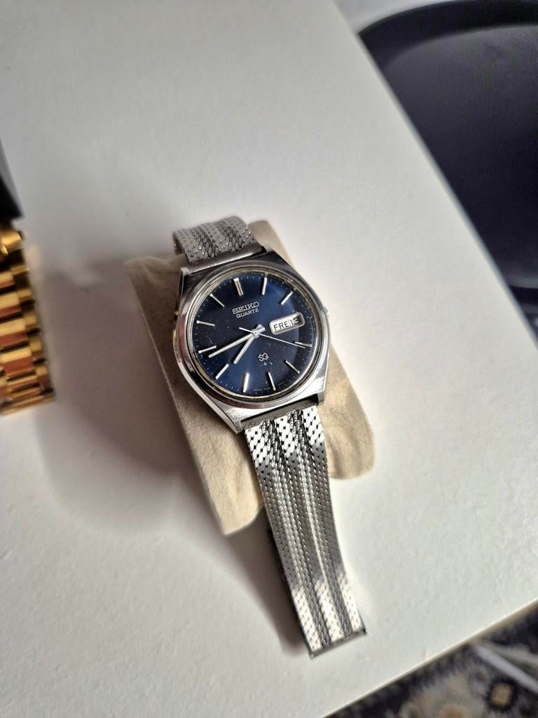 Seiko Quartz 1978, Handtassen en Accessoires, Horloges | Heren, Zo goed als nieuw, Polshorloge, Seiko, Staal, Staal, Ophalen