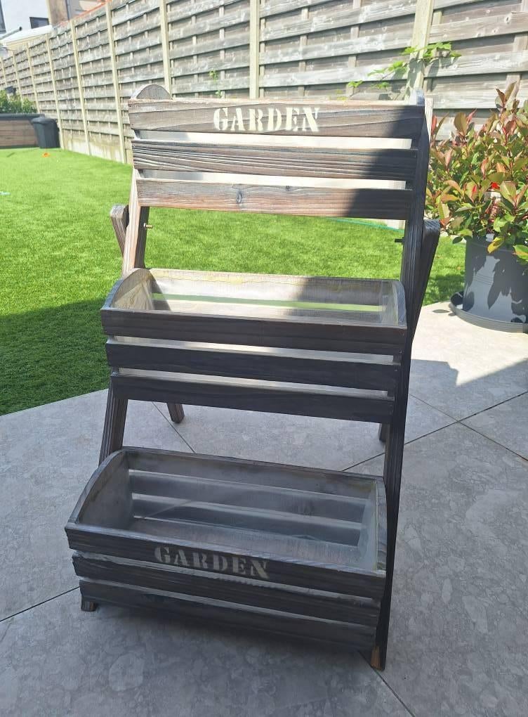 Plantenstandaard met 3 bloembakken, Ophalen, Nieuw, 60 tot 100 cm, 60 cm of meer