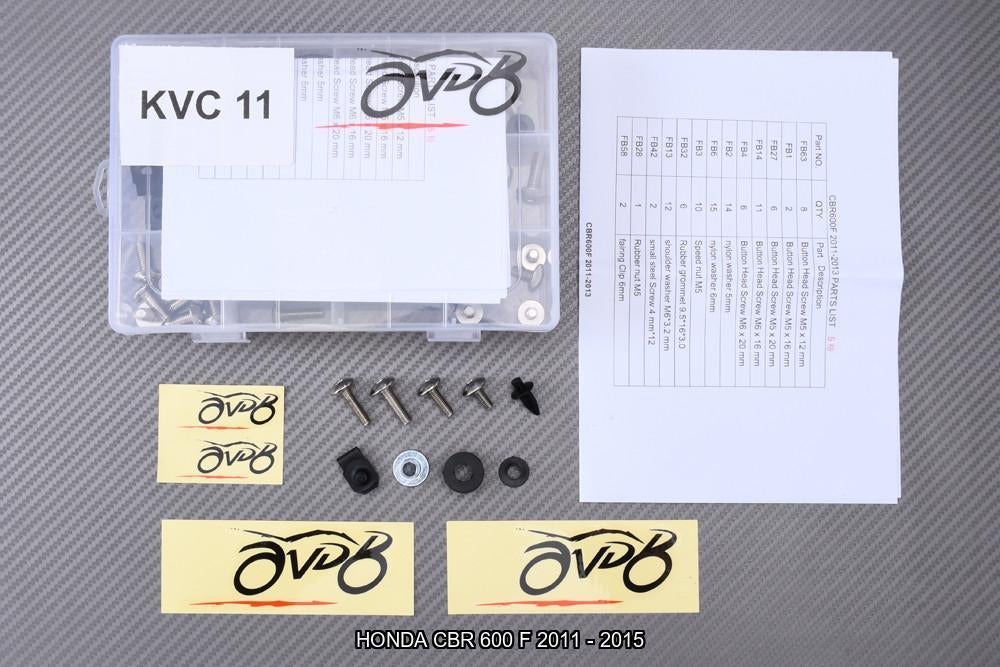Kuip bouten set voor HONDA CBR 600 F 2011 - 2015, Motoren, Ophalen of Verzenden, Nieuw