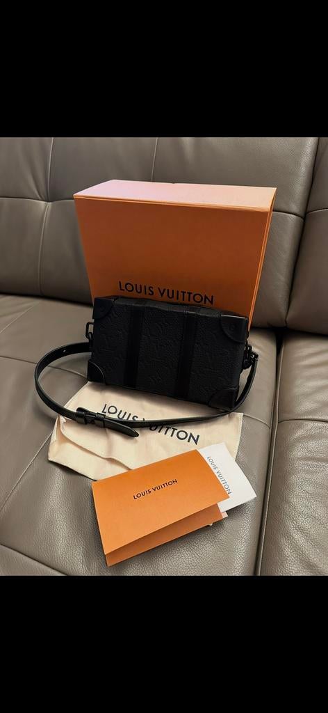 Louis Vuitton Soft Trunk Wallet– Cuir Taurillon Leather Noir, Enlèvement, Comme neuf, Noir