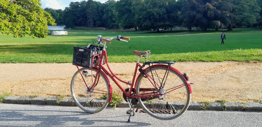 velo rouge achielle selle brooks, Fietsen en Brommers, Fietsen | Dames | Damesfietsen, Gebruikt, Overige merken, 47 tot 50 cm