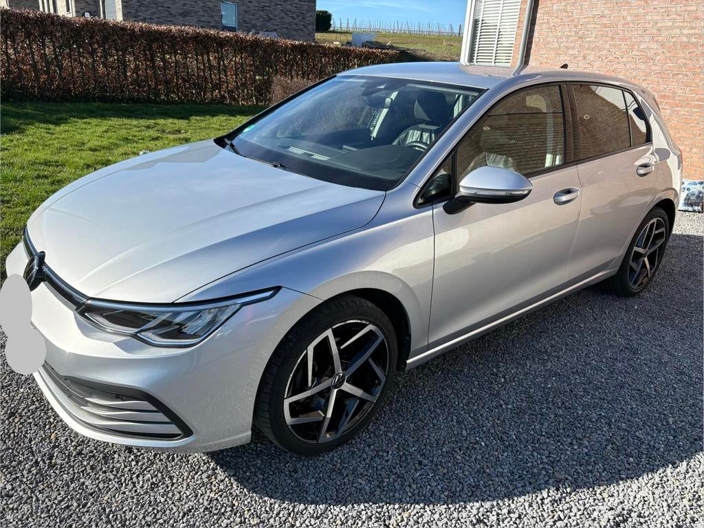 Vw Golf 8 bel état 64000km  16/02/2023, Autos, Argent ou Gris, Euro 6, Boîte manuelle, Noir