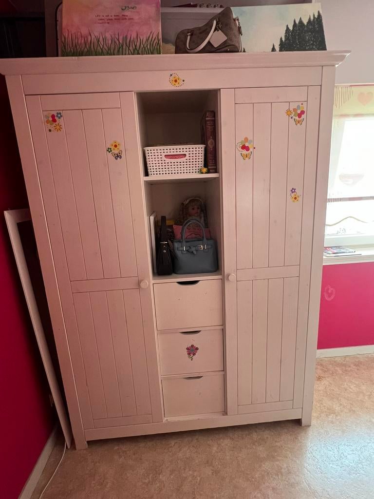 Houten kleerkast, Huis en Inrichting, Ophalen, Zo goed als nieuw