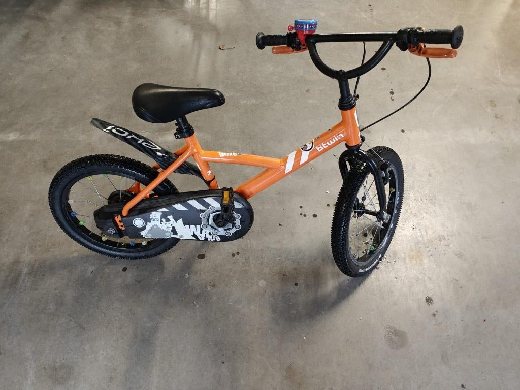 Kinderfiets btwin 16 inch, Fietsen en Brommers, Ophalen, Gebruikt, 16 tot 20 inch, B-twin