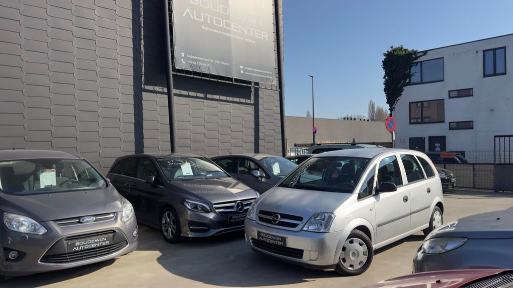 Opel Meriva 1.6Benzine 2004 182.xxxkm Beginnerswagen, Auto's, Opel, Voorwielaandrijving, Stof, Zwart, Handgeschakeld