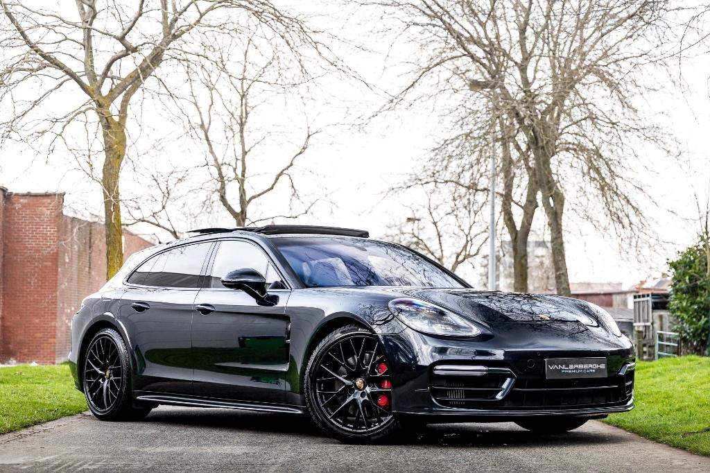 Porsche Panamera GTS Sport Turismo * Pano * 360 * BOSE *, Automaat, Blauw, Leder, Bedrijf