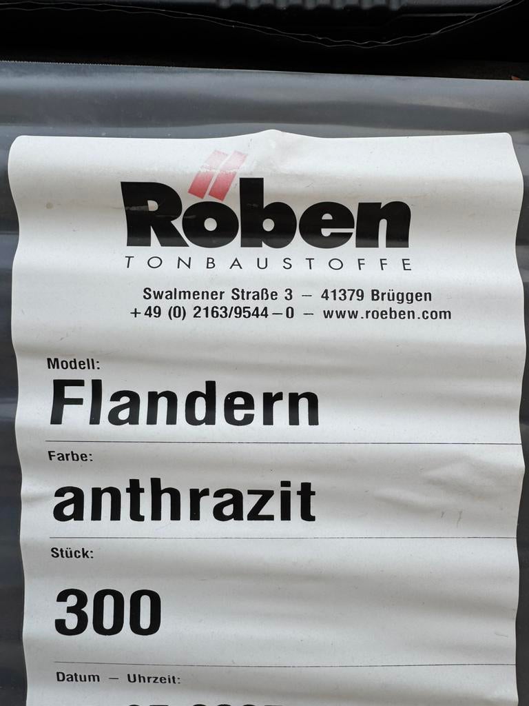 Dakpannen roben, Ophalen, Dakpannen