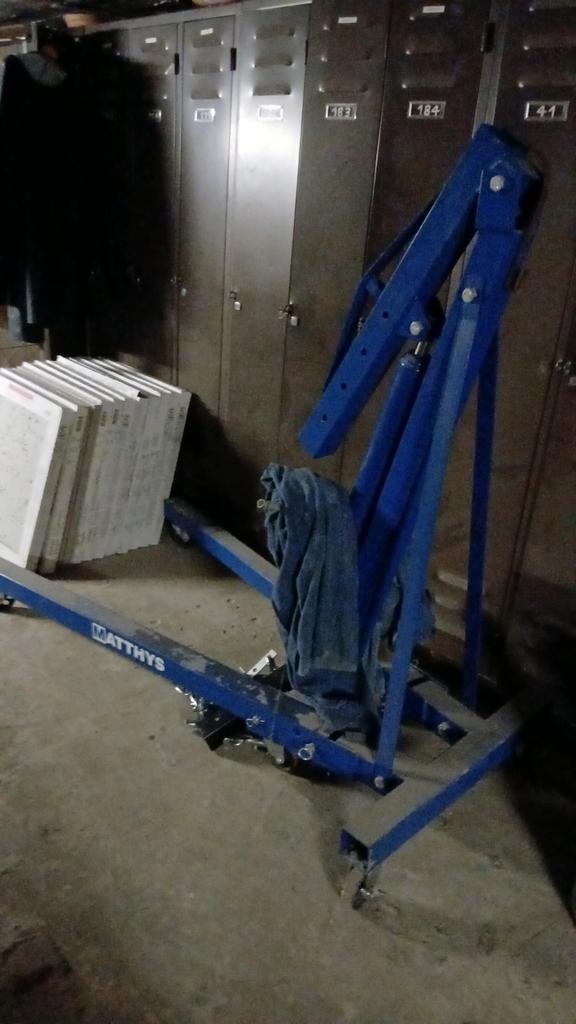 Garage materiaal voor motors en til lift, Ophalen