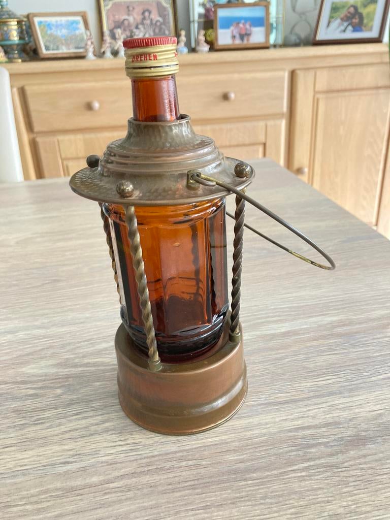 carafe à musique vintage en forme de lanterne de navire,, Enlèvement ou Envoi