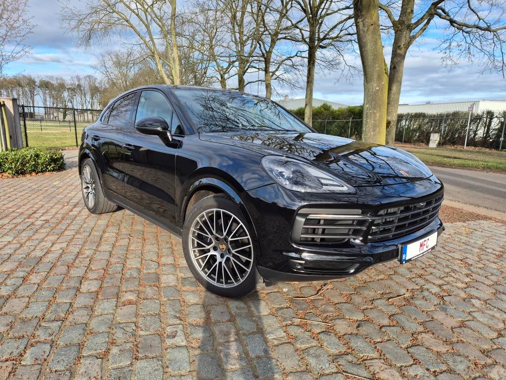 Porsche cayenne 3.0 E Hybride Coupe Platinum Edition, Automaat, Zwart, Zwart, Leder