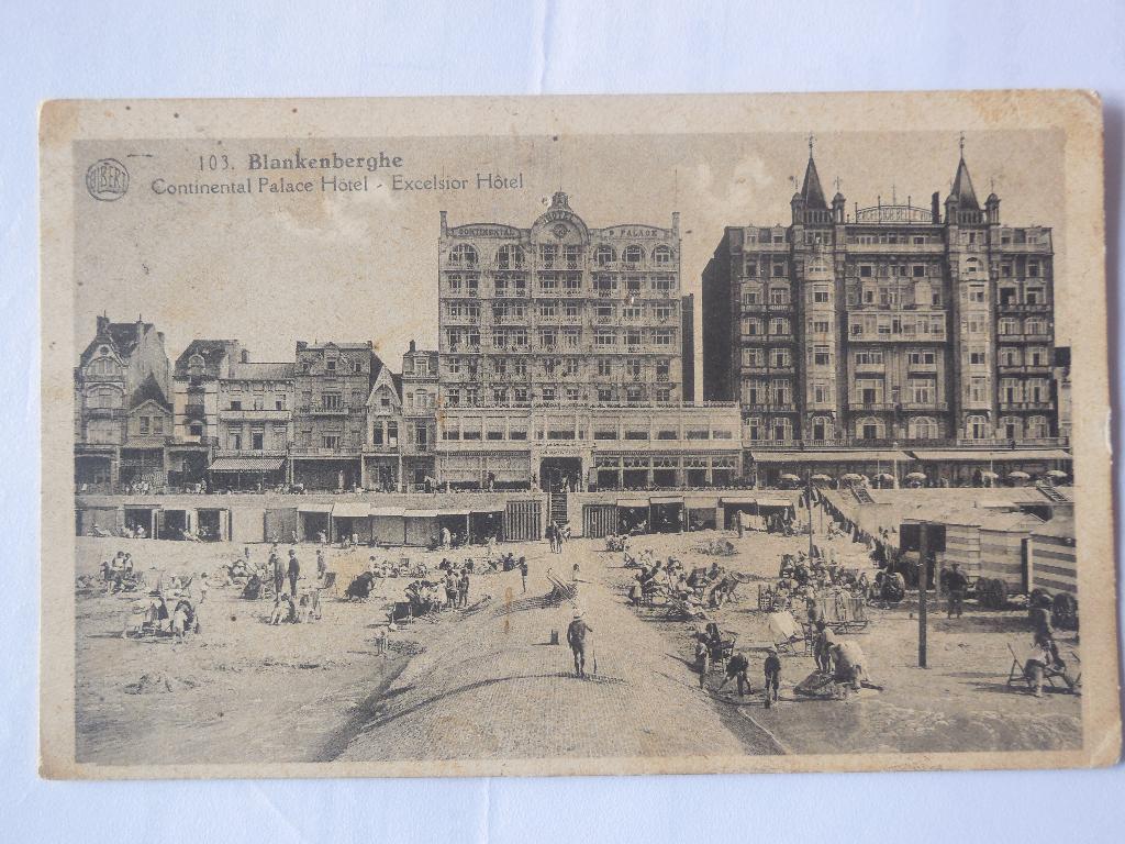 postkaart Blankenberge Zeedijk, Envoi, 1920 à 1940, Affranchie, Flandre Occidentale