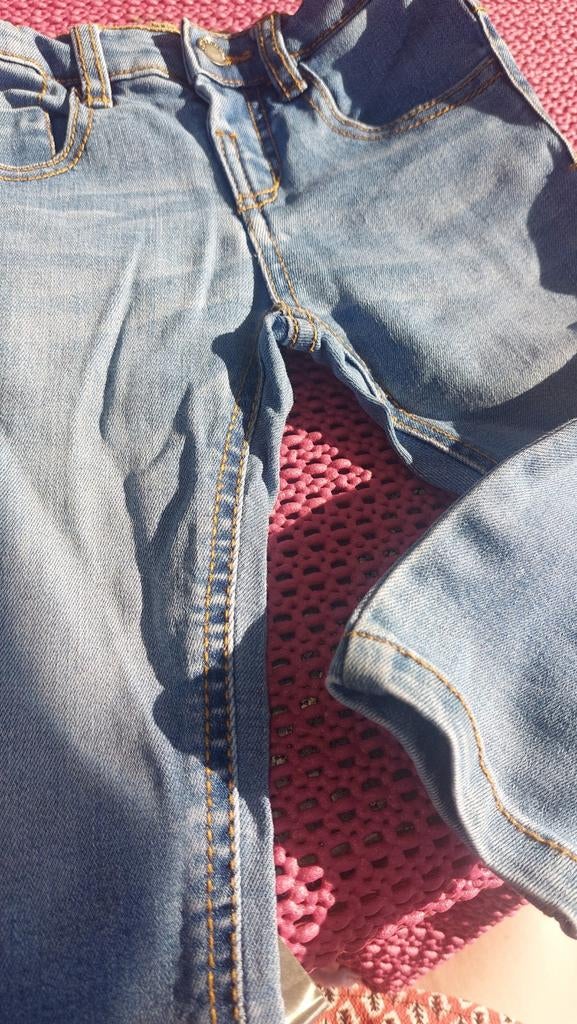 Jeansbroek maat 74, Kinderen en Baby's, Babykleding | Maat 74, Ophalen of Verzenden